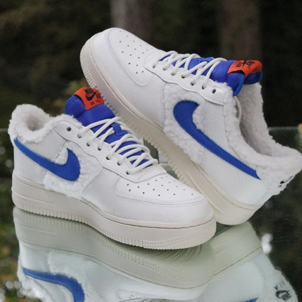 Nike Air Force 1 Low Sherpa Fleece - Picture 8 of 12